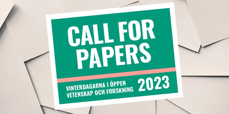 Illustrationsbild: Call for papers.
